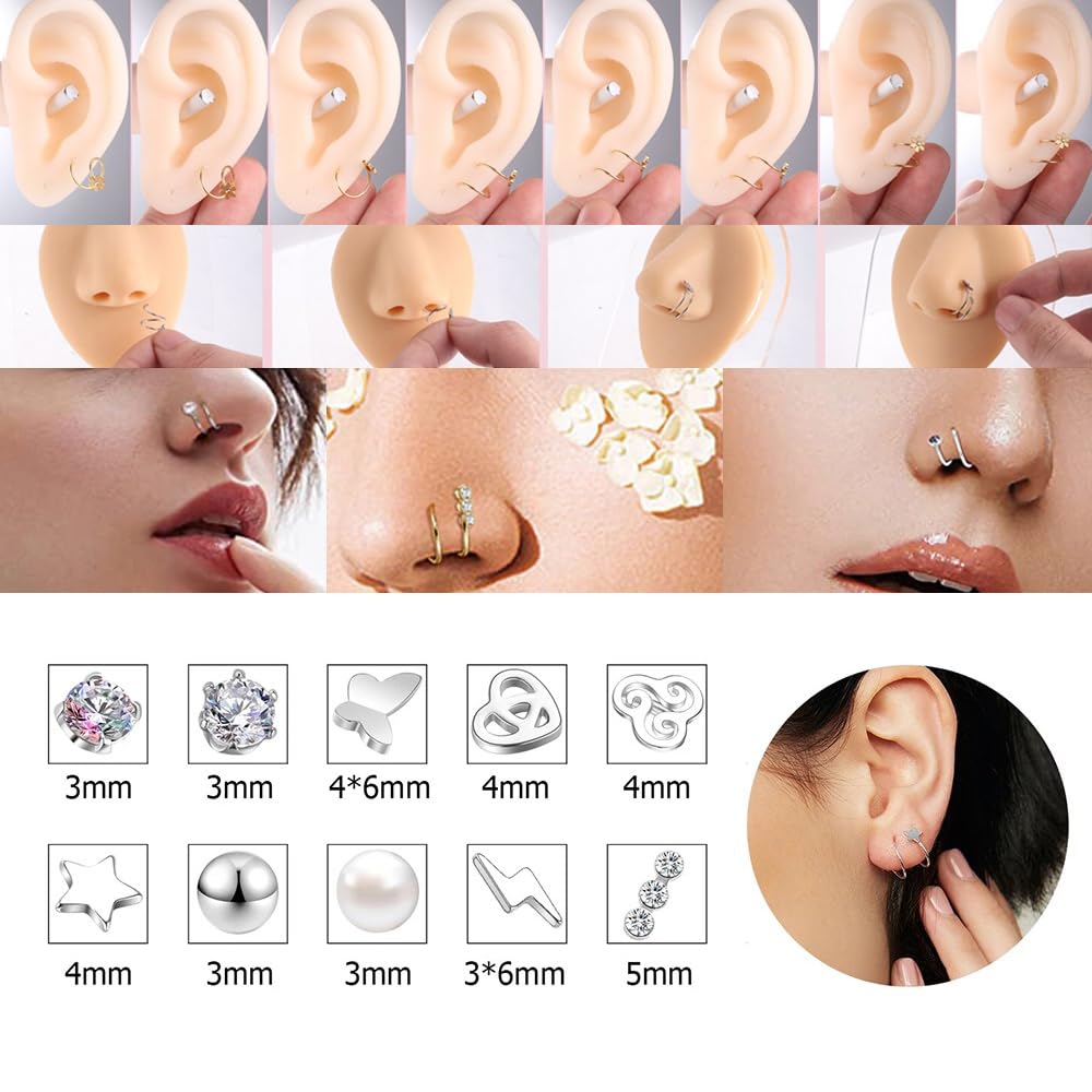 ゴールド　2.0×13mm 両身　ピアス　101サイズ同 MUZE -【GOLDEN RATIO EARRINGS(GOLD)】ミューズ ピアス 黄金比